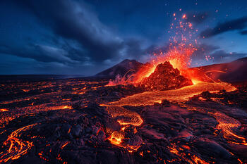 Iceland Fire