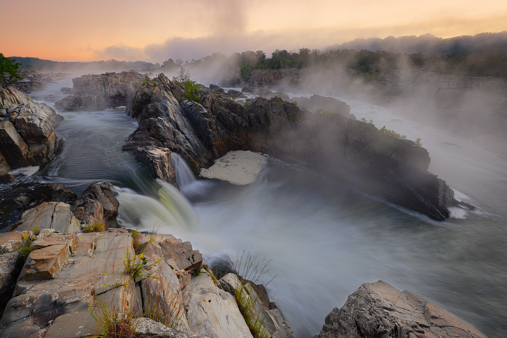 River, Canal, Great Falls Park, Potomac, Virginia, Maryland, Great Falls, River, National Park Service, Mather Gorge, water...