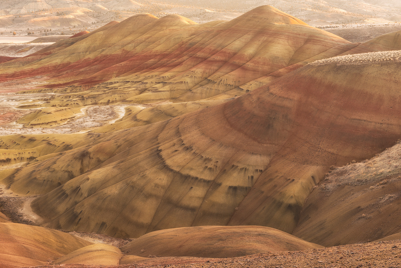 John Day Fossil Beds National Monument, Oregon, Painted Hills, Sand, Colored Sand