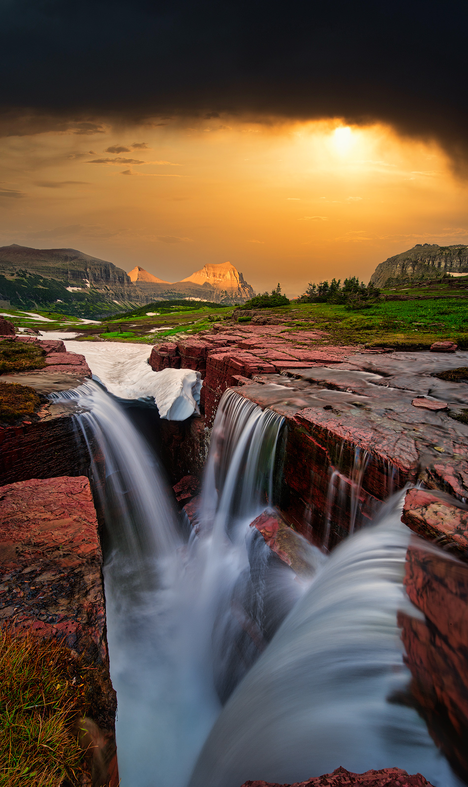 Glacier National Park, Montana, Bernard Chen, Horizontal, Outdoors, Day, Nature, Tranquility, Scenics, Tranquil Scene, Beauty...