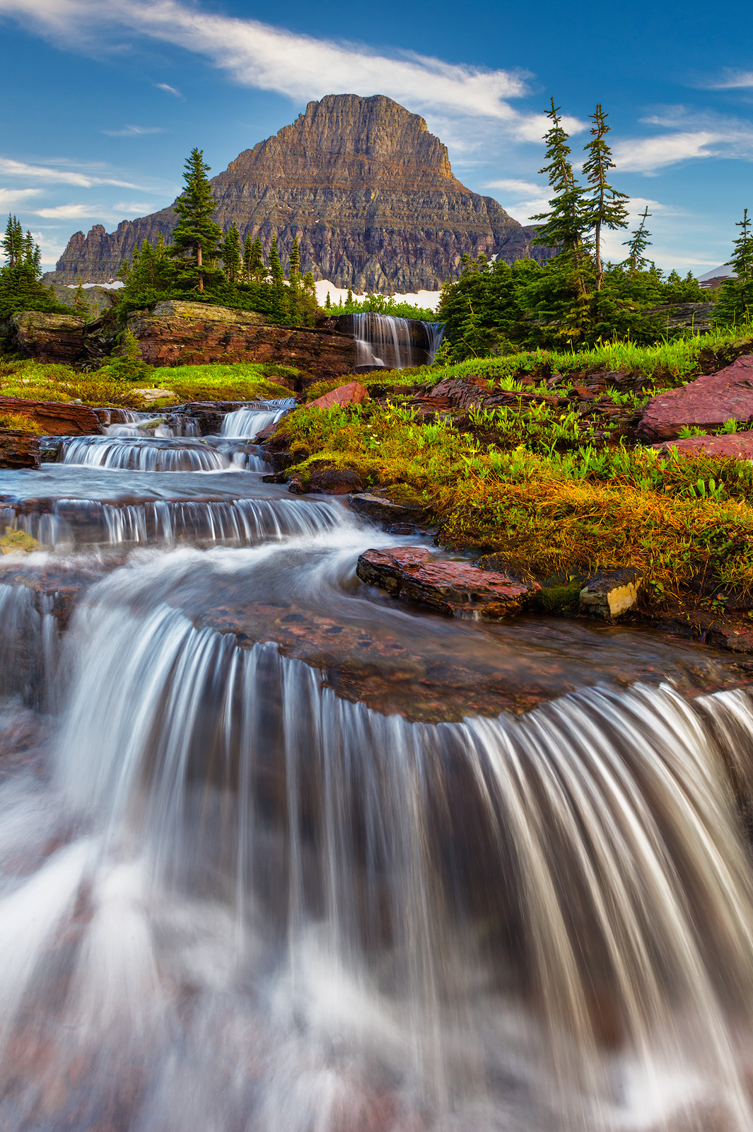 Glacier National Park, Montana, Bernard Chen, Horizontal, Outdoors, Day, Nature, Tranquility, Scenics, Tranquil Scene, Beauty...