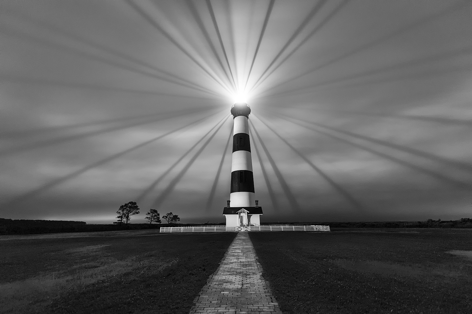 Bodie Island Lighthouse, North Carolina, sunset, OBX, Outer Banks, Hatteras Island, Cape Hatteras Seashores, scenic, rays, dramatic...