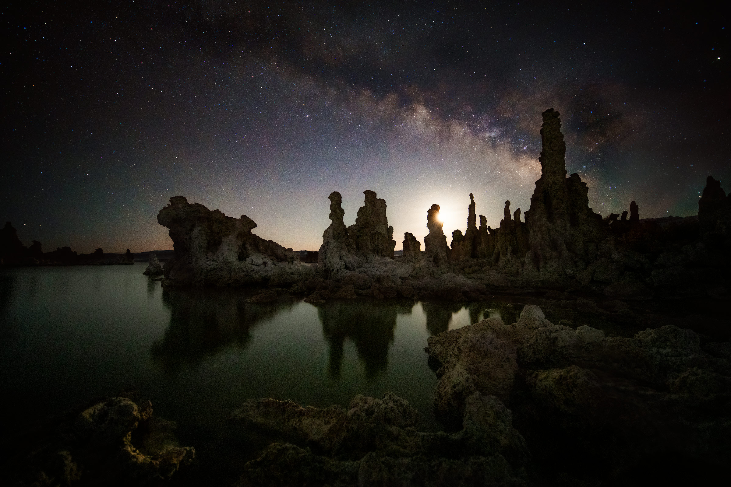 Mono Lake Moonrise