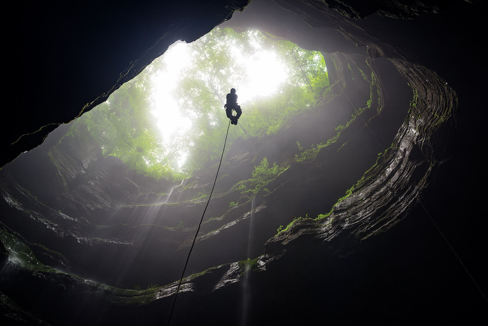 Neversink, Neversink Cave Preserve, Alabama, jackson county, waterfall, pit, fens, moss, southeastern cave conservancy, limestone...