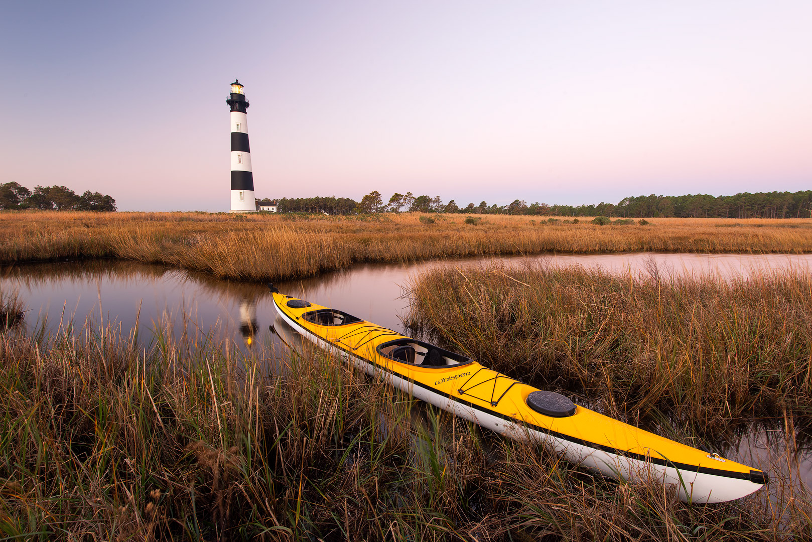 Bodie Island Lighthouse, North Carolina, sunset, OBX, Outer Banks, Hatteras Island, Cape Hatteras Seashores, scenic, marsh, serene...