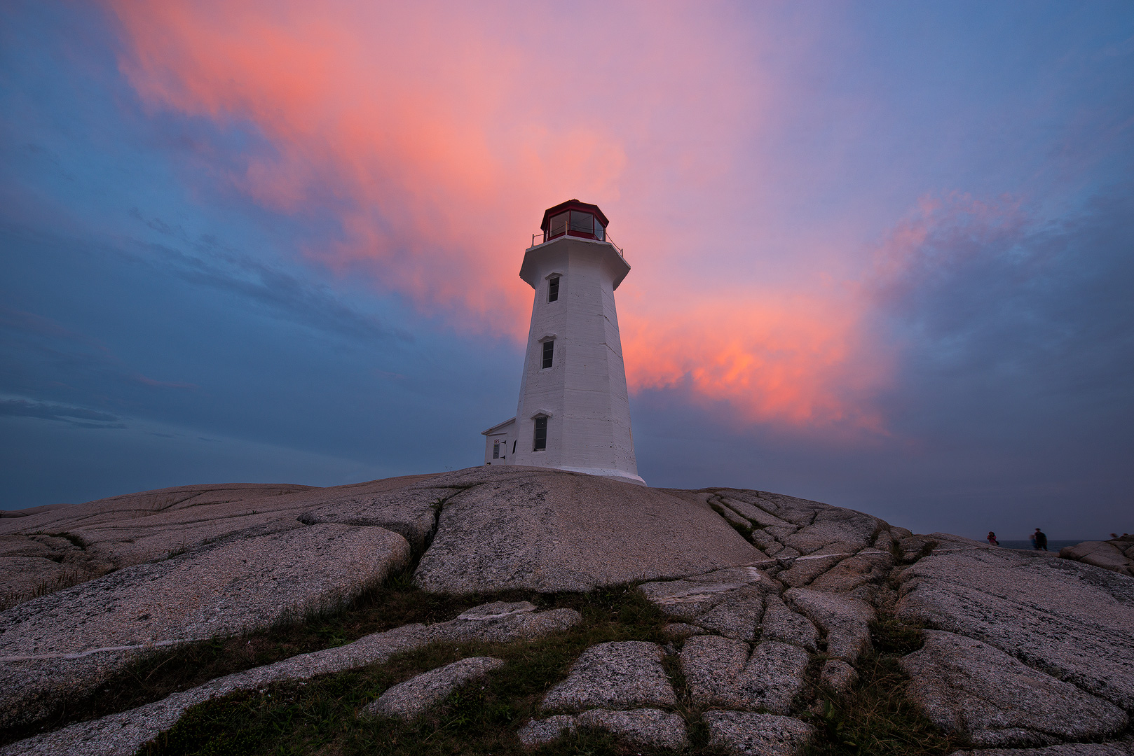 Peggy's Cove, Lighthouse, Nova Scotia, Canada, Atlantic, Ocean, Coast, Sunset, Dramatic Light, Bernard Chen, Timescapes