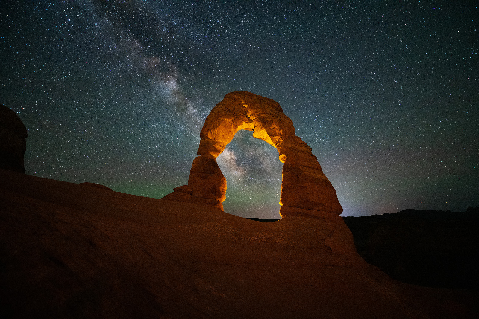 arches national park, arches, mesa arch, delicate arch, north window arch, corona arch, wilson arch, astrophotography, landscape...