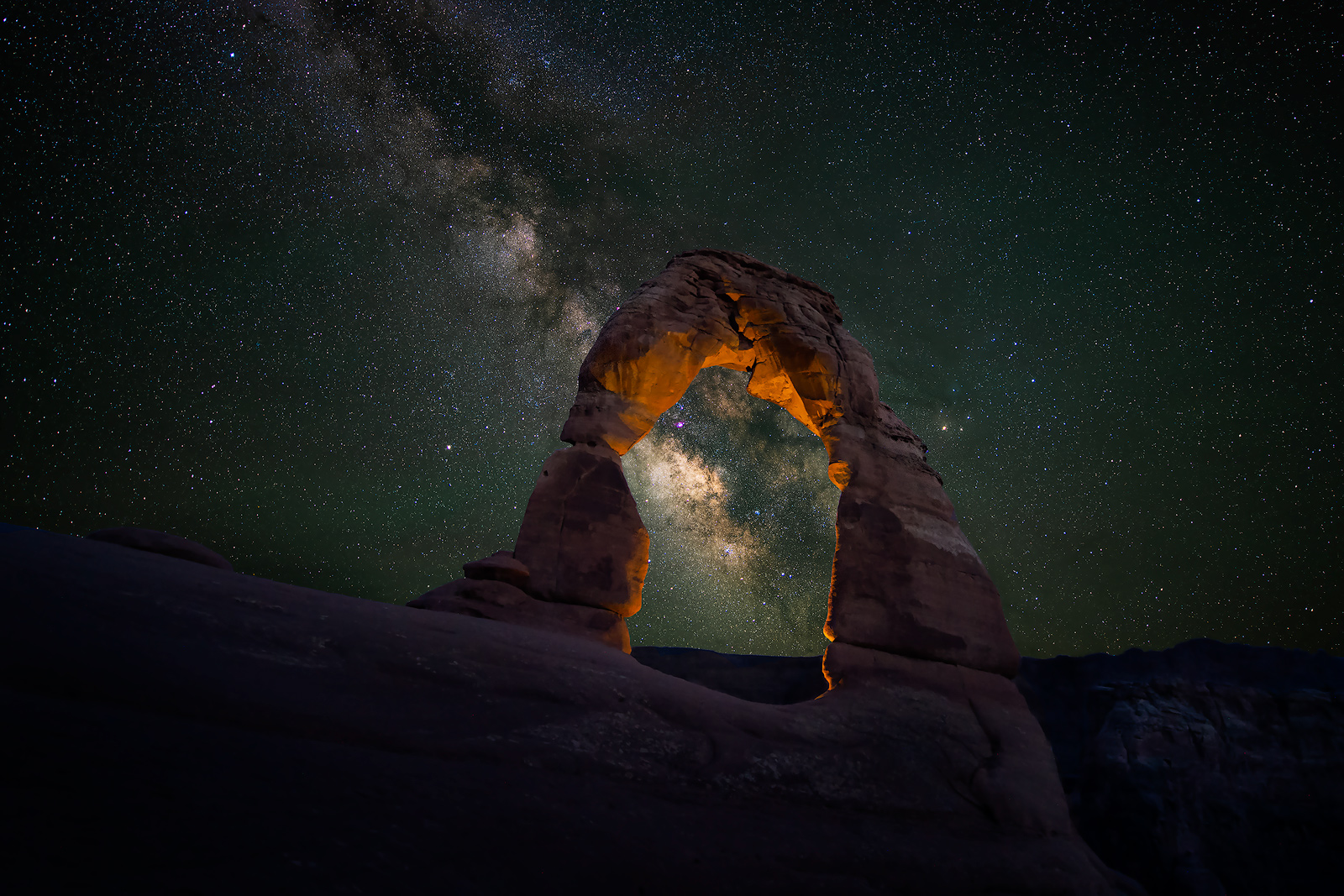 Mysterium arches national park, arches, mesa arch, delicate arch, north window arch, corona arch, wilson arch, astrophotography, landscape...